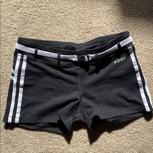 Bebe Workout Shorts w/ Belt